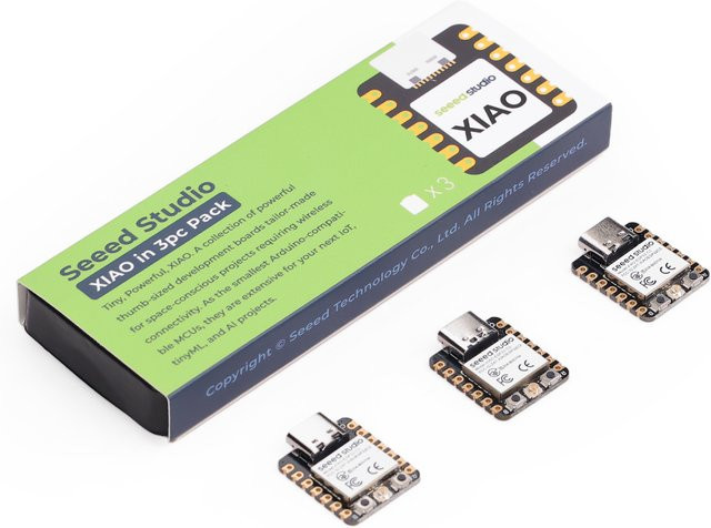 Seeed Studio XIAO ESP32C3 Mini Development Board 3er Pack, WiFi und Bluetooth 5.0, RISC-V, Schwarz - Bild 1
