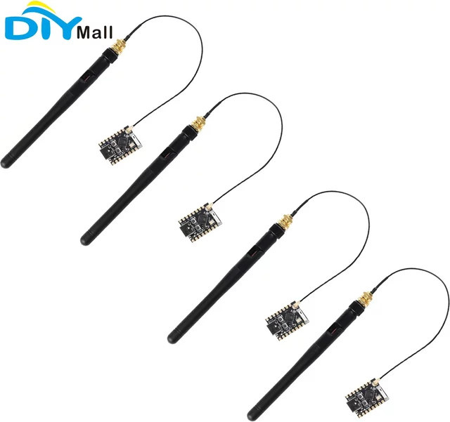 DIYmall ESP32-C3 Mini-Entwicklungsboard V1 mit Wi-Fi und Bluetooth sowie 2,4G WiFi-Antenne und SMA-Kabel 3DBI U.FL auf SMA-Buchse in Schwarz - Bild 1