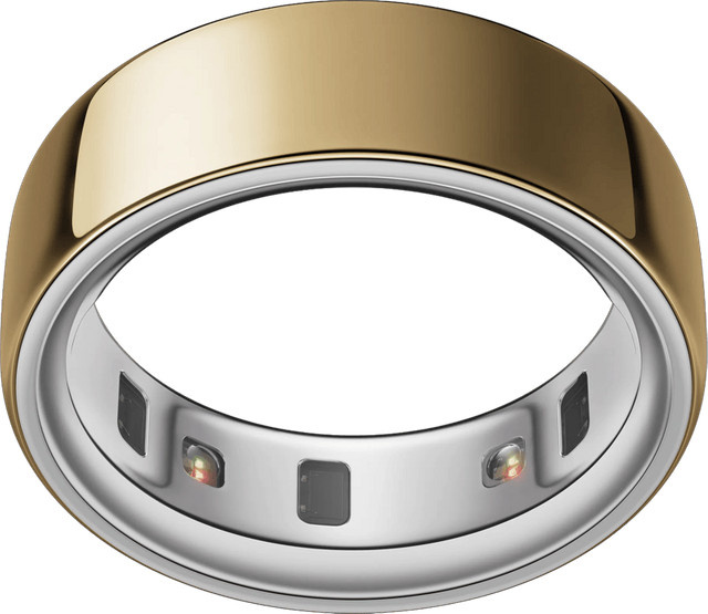 Oura Ring 4, Titan, Gold, Größe 9, Unisex - Bild 1