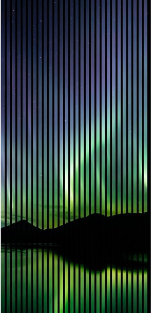 FN Acustico Akustikplatte Aurora 1 in Bunt aus PET und MDF mit modernem Design, H x B x T: 2.400 x 1.133 x 19 mm - Bild 1