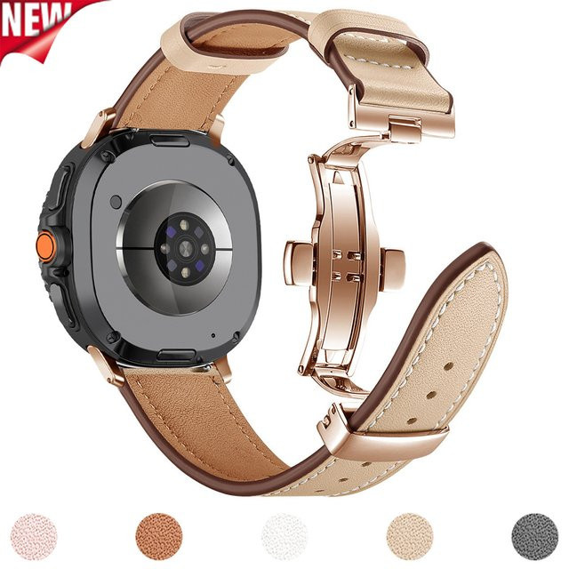 FancyWrist Uhrenarmband Leder, Roségold, Smartwatch-Armband - Bild 1