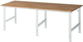 Rau Arbeitstisch Tom höhenverstellbar braun B/T/H: 250 x 100 x 76-108 cm - Bild 1
