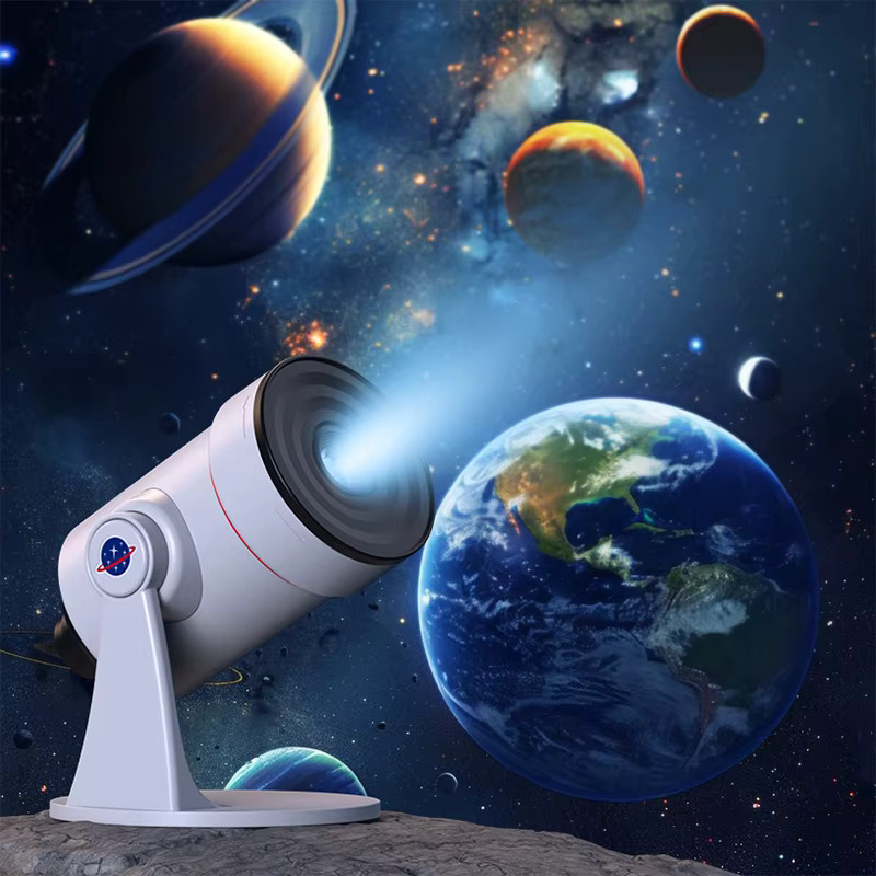 ZCMLED Galaxy-Projektor-Licht in Weiß mit HD 10 realistischen Sternen-Nebel-Szenarien, 8 Farben und Timer für dein Schlafzimmer oder Heimkino - Bild 5
