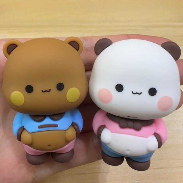 SHINEHENG Bubu Dudu Panda Bär Anime Figuren, Zubehör - Bild 1