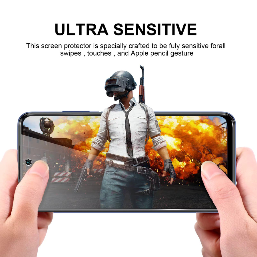 Xiaomi Displayschutzfolie aus gehärtetem Glas für Redmi Note 10 5G, transparent, kristallklar HD 9H und kratzfest - Bild 3