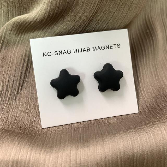 Star Trading Hijab-Magnetbroschen, Schwarz, Damen - Bild 1