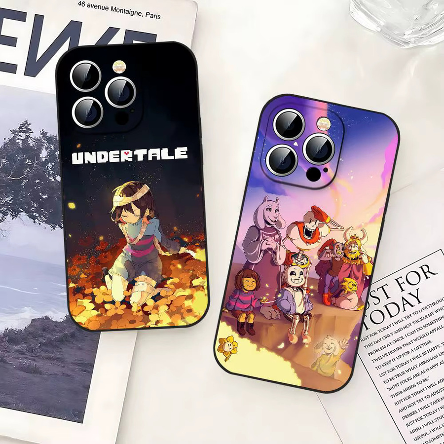 Mesuca Handyhülle im Undertale Design für iPhone 11 bis iPhone 17 Pro Max Plus, weiche TPU Hülle, Multicolour - Bild 3