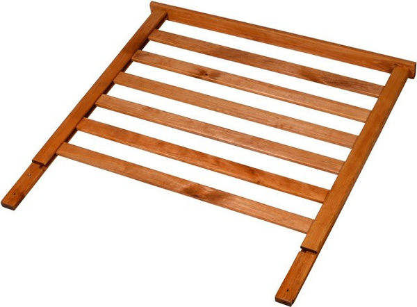 Dobar Rankgitteraufsatz Kubus 2.0 aus Massivholz in Hellbraun, H: 78 cm, B: 78 cm, T: 5 cm