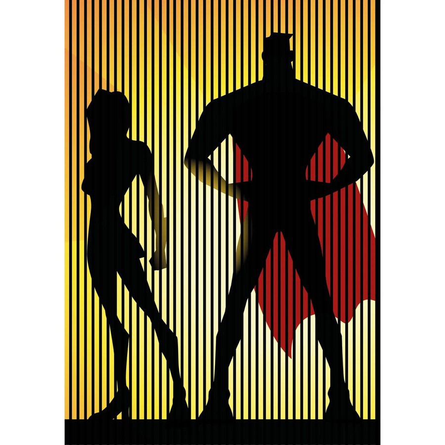 FN Acustico Akustikplatte Hero 1 in Bunt aus PET und MDF mit modernem Design, H x B x T: 2.400 x 1.693 x 19 mm - Bild 1