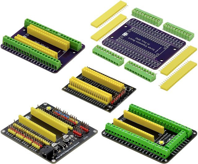 Raspberry Pi Pico GPIO Breakout Extender DIY Expansion Board mit Schalter für RPI Pico W - Bild 1
