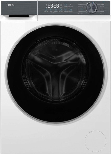 Haier Waschtrockner HWD80-BP14637T in Weiß mit Dampfprogrammen und Endzeitverzögerung - Bild 1