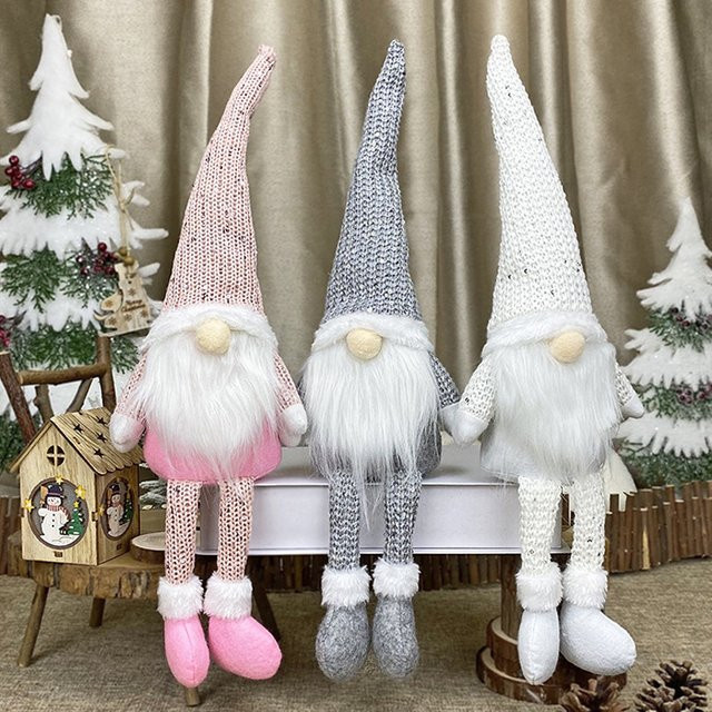 WEIGAO Weihnachtsgnom Gesichtslose Weihnachtspuppe als Dekoration für Zuhause und Kindergeschenk - Bild 1