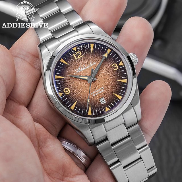ADDIESDIVE Automatik-Armbanduhr, Edelstahl, Silber, Herren - Bild 1