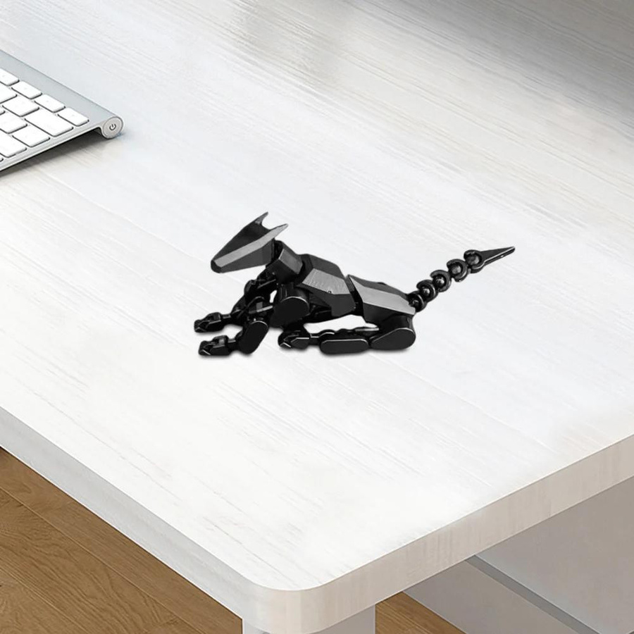 Fashnics Roboterhund-Actionfigur Attrappe blau 13-teiliges Set - Bild 2