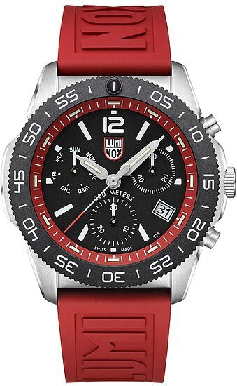 Luminox Chronograph, Quarz, Edelstahl, 44 mm, Herren, Schwarz - Bild 1