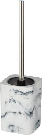 WENKO WC-Garnitur Desio in Weiss mit Bürste, Höhe: 36,5 cm, Breite: 10,1 cm - Bild 1
