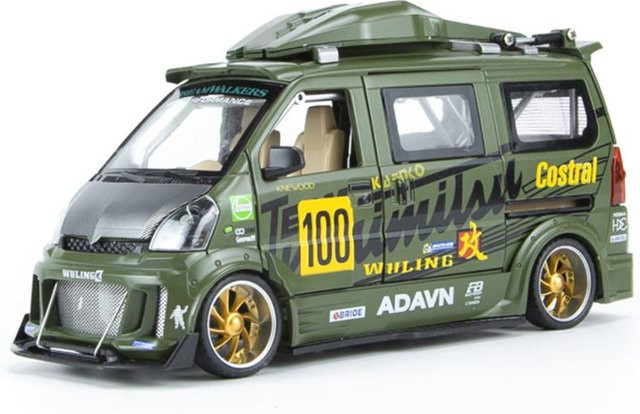 Linyi Wuling Legierung Track Sportwagen Modell, 1:24, mit Licht und Ton, ab 4 Jahren - Bild 1