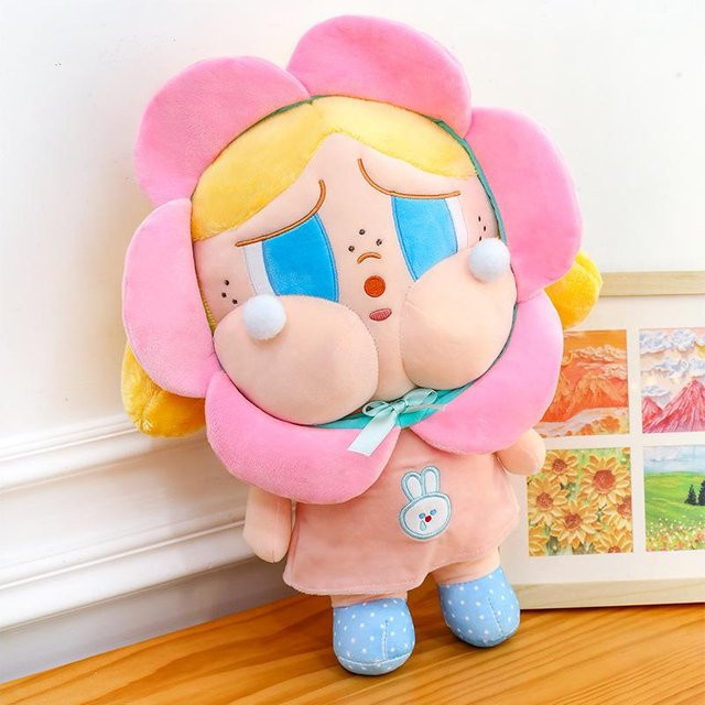 POP MART Niedlicher Schatz Weinendes Baby, Plüschpuppe, 30cm - Bild 1