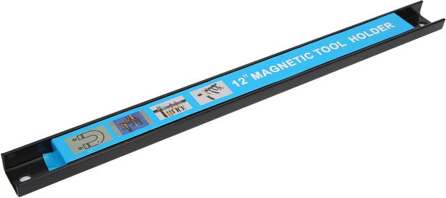 Magnetischer Werkzeughalter von TOMTOP in Blau aus Stahl für Garage und Werkstatt, Tragkraft 5 kg, Länge: 30,48 cm - Bild 1