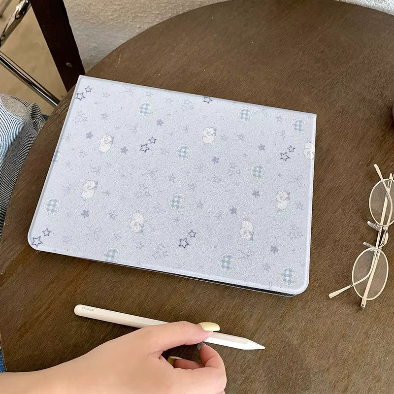 Ins Star Rabbit Tablet Hülle für iPad Pro 10/11 Zoll und iPad Air (3., 4., 5. Gen) in Weiß - Bild 5