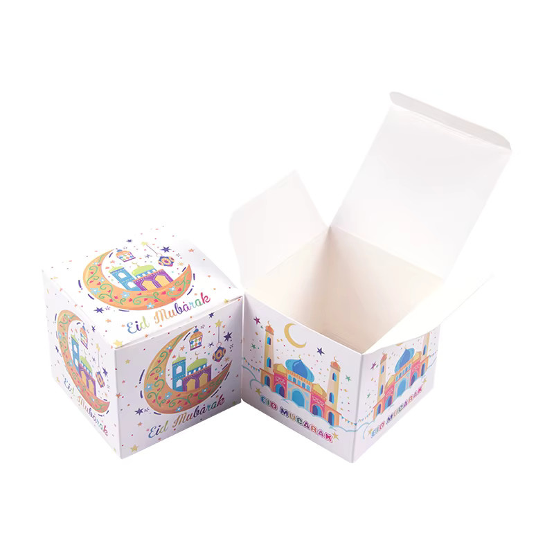 WEIGAO Eid Mubarak Candy Box aus Rindsleder und Papier für Ramadan Kareem als islamische Geschenkbox und Dekoration - Bild 3