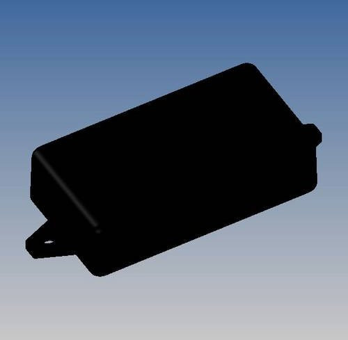 TEKO Universal-Gehäuse SR02-E.9 aus ABS-Kunststoff in Schwarz, B/T/H: 71,5 x 38,3 x 22,9 cm - Bild 1