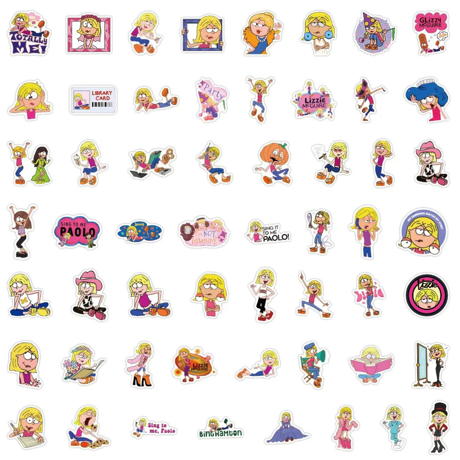 Disney Lizzie McGuire Aufkleber, 50-teiliges Set, Bunt / Mehrfarbig - Bild 2