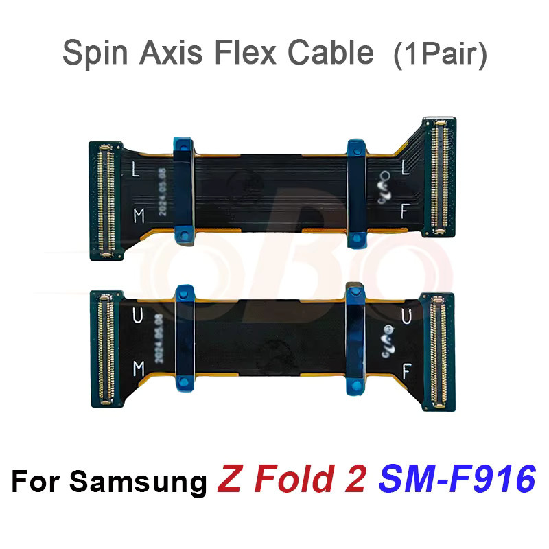 Samsung Spin Axis Flex Reparaturkabel für Galaxy Z Fold 2 3 4 5 LCD Stecker Drehwelle Band Flex Kabel in Schwarz - Bild 2
