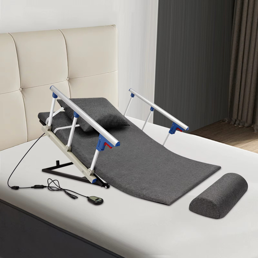 Bymaocar Elektrische Bett-Rückenlehne für Senioren und Patienten in Grau mit kabelgebundener Fernbedienung, Breite: 120 cm, Höhe: 73 cm - Bild 4