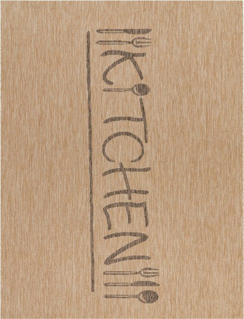 Küchenteppich Cuisinea beige B: 80 cm, L: 250 cm - Bild 1