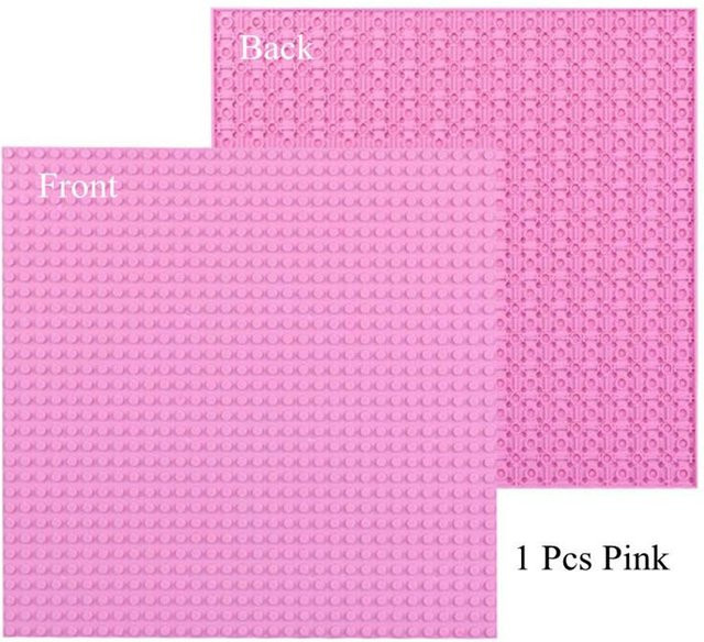 Wucifang Bags Doppelseitige Grundplatte Bausteine, rosa, ab 6 Jahren - Bild 1