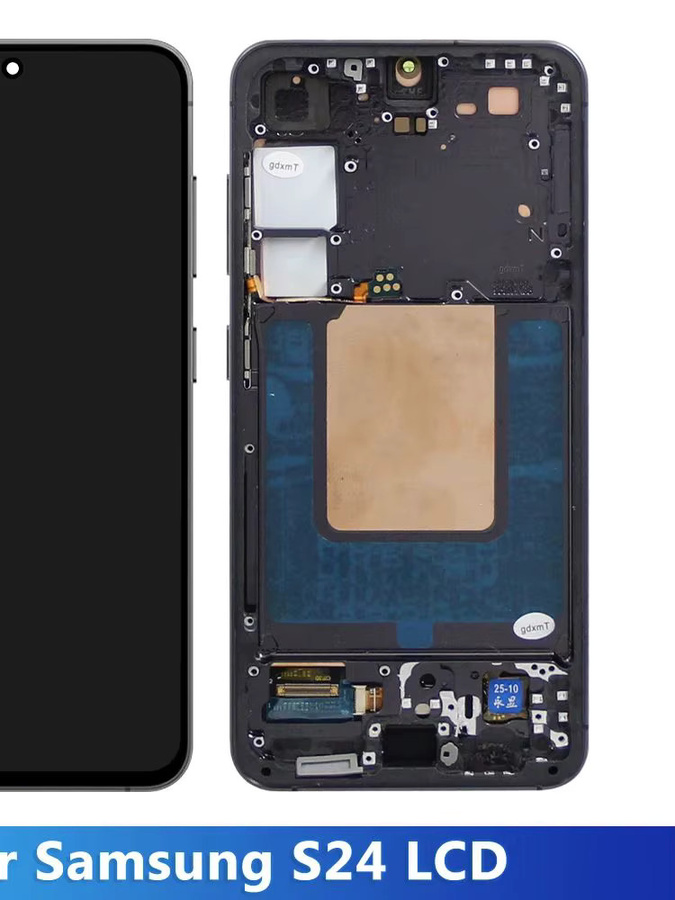 Samsung S24 5G OLED Display Ersatz mit Rahmen, 6,1 Zoll LCD Digitizer Montage in Schwarz für SM-S921B/DS - Bild 5