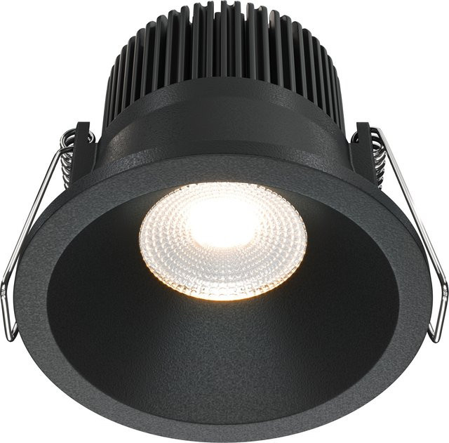 Technical Einbauleuchte Zoom LED aus Aluminium in Schwarz, dimmbar, warmweiß, IP65, rund - Bild 1