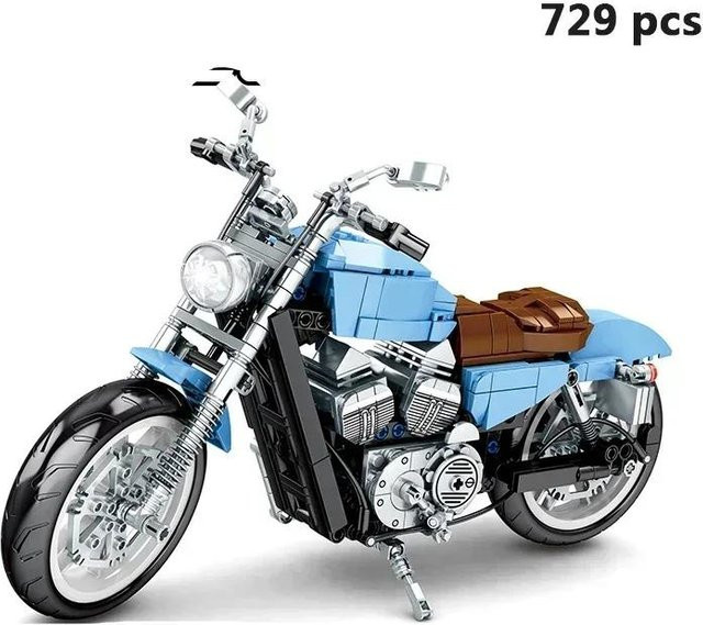 Yiran toy 1 Technik Motorrad, Konstruktionsspielzeug, ab 3 Jahren - Bild 1