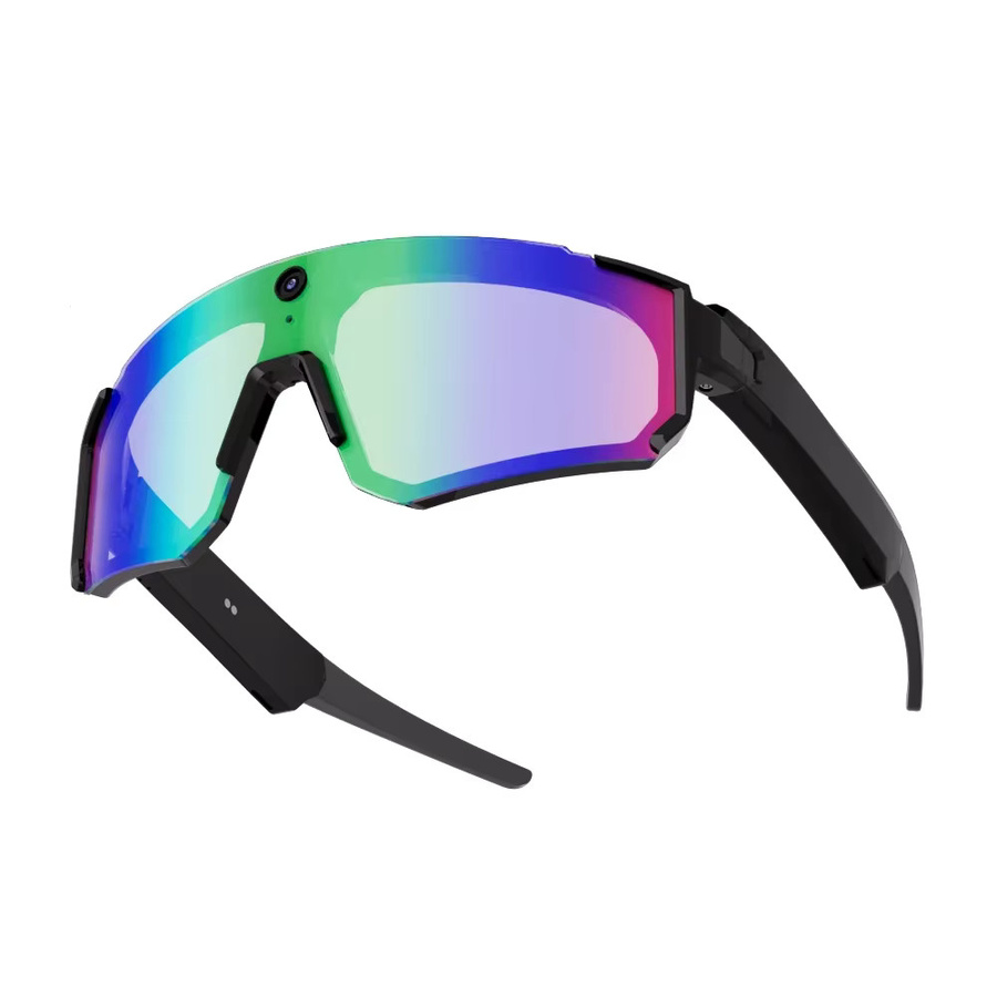 Vchip 4K Polarisierte Smart-Sonnenbrille mit KI-HD-Kamera, Bluetooth-Anruffunktion und Übersetzungsfunktion für Herren in Schwarz mit UV400-Schutz und IP54-Zertifizierung - Bild 4