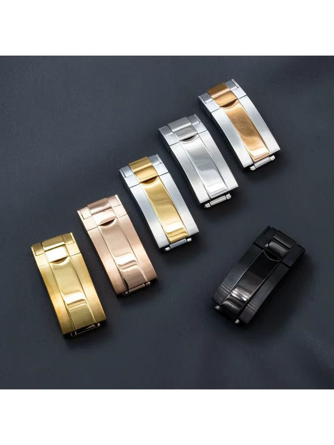 CHIICSMART Uhrenarmband-Schnalle Edelstahl, Silber, Glidelock-Verschluss - Bild 6