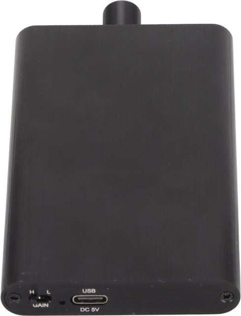 OutsideWorld Stereo-Kopfhörerverstärker mit Bassanhebung und 3,5 mm Jack sowie USB-C Anschluss in Schwarz - Bild 1