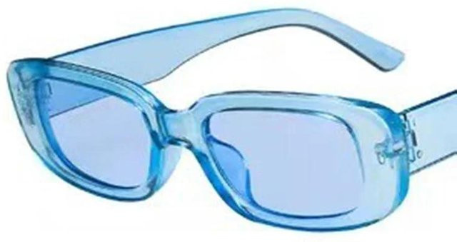 Binchi Outdoor Equipment Sonnenbrille, rechteckig, Kunststoff, Vollrand, blau, Unisex - Bild 1
