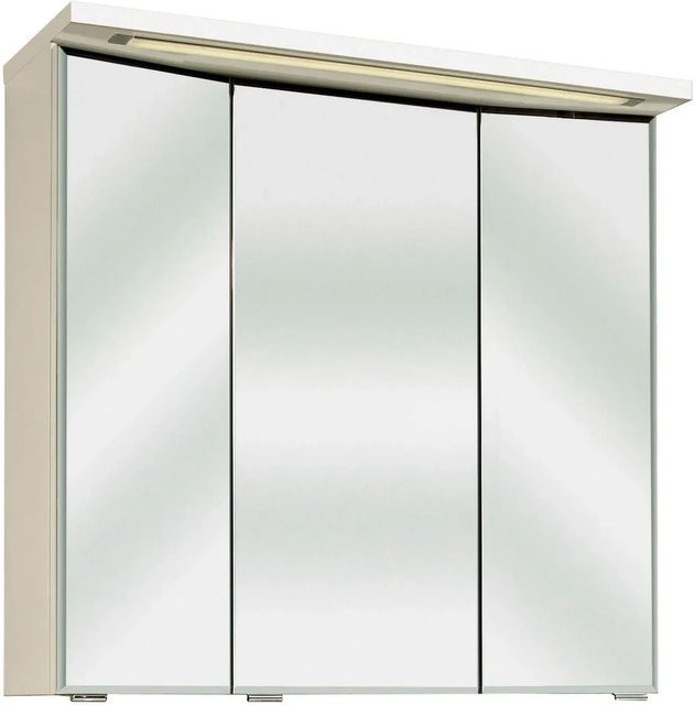 Pelipal Spiegelschrank Trentino Weiß Glänzend mit Soft-Close-Türen und Regalen, Breite: 75 cm - Bild 1