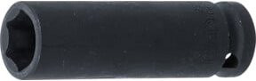 BGS Kraft-Steckschlüssel-Einsatz Sechskant tief 7216, Antrieb 12,5 mm (1/2 Zoll), SW 16 mm, schwarz - Bild 1