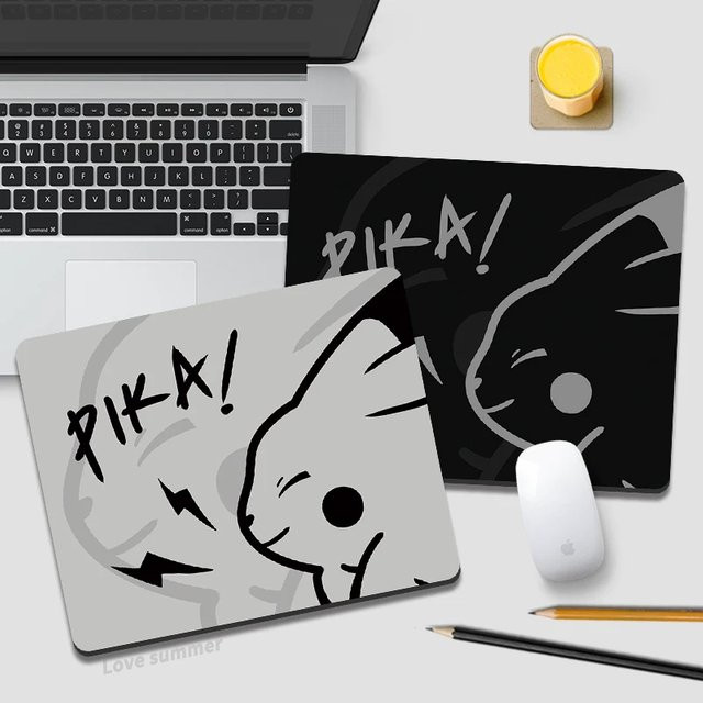 Bandai Pokemon Mauspad Pikachu Cartoon Design aus PU-Leder rutschfest für Laptop und Gaming - Bild 1