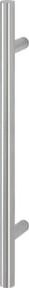 HOPPE HT-Stoßgriff E5011 gerade, Edelstahl matt, Silber, Länge: 60 cm, Durchmesser: 3 cm - Bild 1
