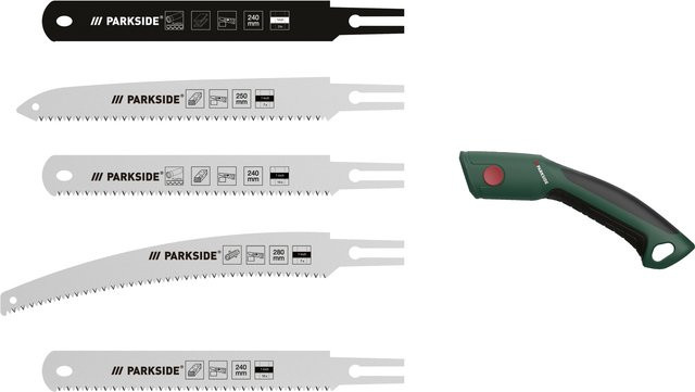 Parkside Handsägen-Set, 7-teilig, Mehrfarbig - Bild 1