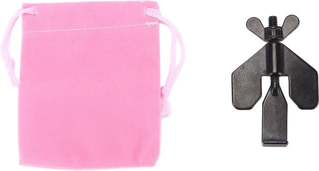 Meterk Tragbares Türschloss aus Edelstahl in Pink für Heimschutz und Reisen - Bild 1