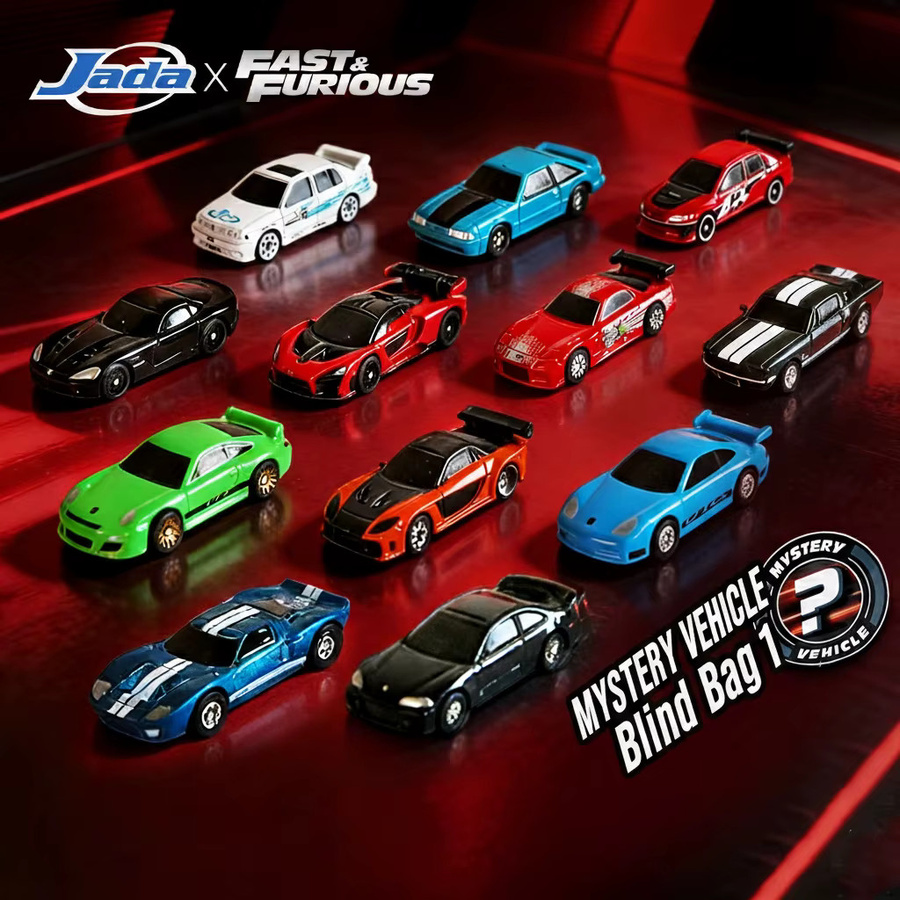 JADA Fast & Furious Miniaturautos, Druckguss-Metall, 1:128, Set / Bundle - Bild 2