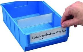 allit ProfiPlus ShelfBox Label S mit 20 Etiketten und Folienscheiben