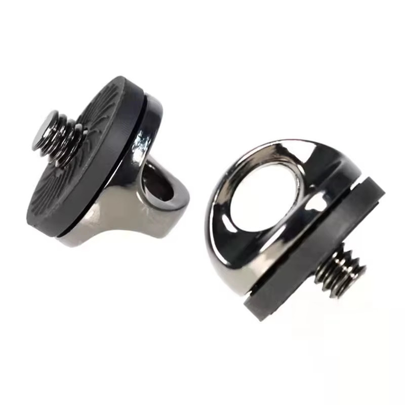 Metall Kamera-Anschlussadapter mit 1/4 Zoll Schraube und Schnellverschluss-Handring für Spiegelreflexkameras - Bild 2