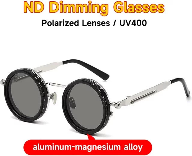 Blanche Michelle Sonnenbrille, Rund, Vollrand, Metall, Unisex - Bild 1