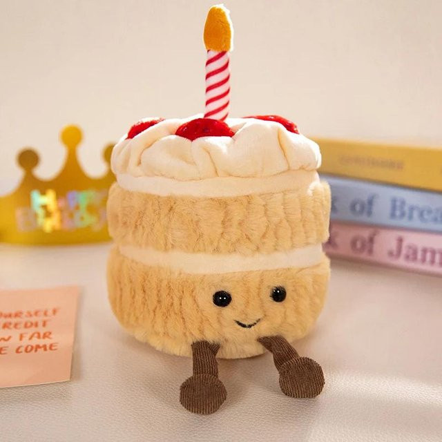 BC Pet Supplies Erdbeerkuchen-Plüschtiere, Plüsch / Textil, ab 14 Jahre - Bild 1