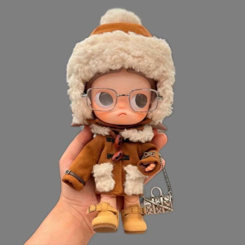 Zsiga Mobile Puppe Kleidung Hut, Puppe Zubehör, Weiß Orange - Bild 2
